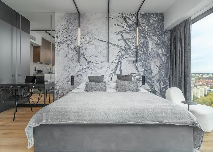 Апартаменти Hanza Tower Skyline Bath 24 Pool & Jacussi & Sauna Щецин